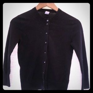 J Crew woman’s XS black cardigan